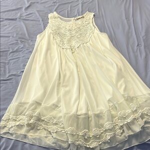Altar'd State White Lace Mini Dress